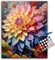 Offito Flowers Paint-by-Numbers Kit for Adults (16"x20") – DIY Canvas Painting for Beginners, Acrylic/Oil Art Kit for Home Wall Decor & Gifts (No Frame)
